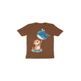 Whale Balloon Day — Toddler T-shirt - Coffee Brown