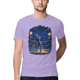 Under the Floodlights — Regular Unisex T-shirt in Lavender — model