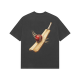 Seam and Willow — Premium Oversized T-shirt in Black — model
