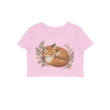Foxglove Nap — Women's Crop Top - Light Pink