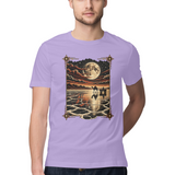 Rann Reflections — Regular Unisex T-shirt in Lavender — model