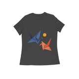 Paper Flight — Women's Regular T-shirt - Black