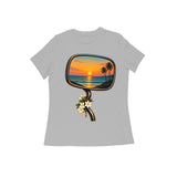 Last Light Mirror — Women's Regular T-shirt - Melange Grey