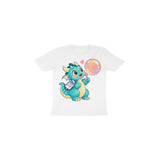 Bubble Dragon — Toddler T-shirt - White