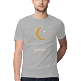 Orbit Queen — Regular Unisex T-shirt in Ash Grey — model