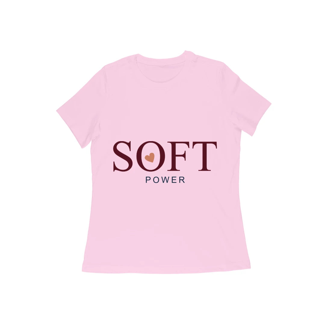 Soft Power — Women's Regular T-shirt - Light Pink