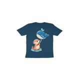Whale Balloon Day — Toddler T-shirt - Navy Blue