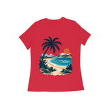 Coastal Pause — Women's Regular T-shirt - Red