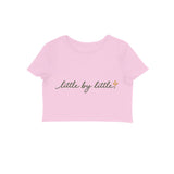 Little by Little — Women's Crop Top - Light Pink