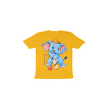Cricket Elephant — Toddler T-shirt - Golden Yellow