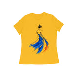 Silhouette in Motion — Women's Regular T-shirt - Golden Yellow