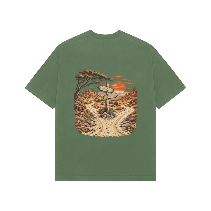 Desert Routes — Premium Oversized T-shirt
