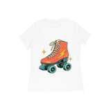 Roller Daydream — Women's Regular T-shirt - White