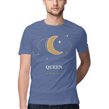 Orbit Queen — Regular Unisex T-shirt in Slate Blue — model