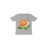 Sunshine Snail — Toddler T-shirt - Melange Grey