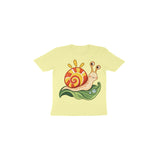 Sunshine Snail — Toddler T-shirt - Butter Yellow