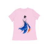 Silhouette in Motion — Women's Regular T-shirt - Light Pink