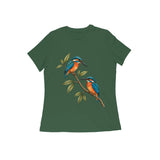 Birdsong — Women's Regular T-shirt - Olive Green