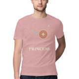 Orbit Princess — Regular Unisex T-shirt in Dusty Rose — model