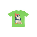 Pebble Penguin — Toddler T-shirt - Liril Green