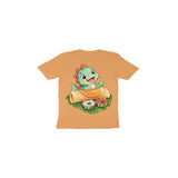 Dosa Dino — Toddler T-shirt - Mustard Yellow
