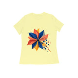 Pixel Petal — Women's Regular T-shirt - Butter Yellow
