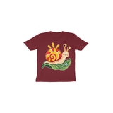 Sunshine Snail — Toddler T-shirt - Maroon