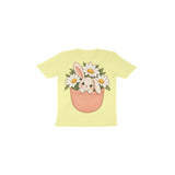 Pocket Meadow Bunny — Toddler T-shirt - Butter Yellow