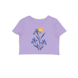 Wild Blue — Women's Crop Top - Iris Lavender