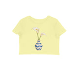 Ceramic Soul — Women's Crop Top - Butter Yellow