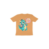 Bubble Dragon — Toddler T-shirt - Mustard Yellow