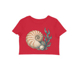Ocean Jewel — Women's Crop Top - Red