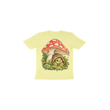 Tortoise Mushroom Umbrella — Toddler T-shirt - Butter Yellow