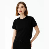 Women Plain Regular — Women's Half Sleeve T-shirt