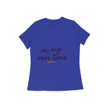 Own Time — Women's Regular T-shirt - Royal Blue