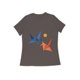 Paper Flight — Women's Regular T-shirt - Charcoal Grey