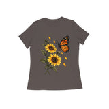 Sunlit Wings — Women's Regular T-shirt - Charcoal Grey