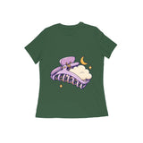 Cloud Clip — Women's Regular T-shirt - Olive Green