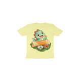 Dosa Dino — Toddler T-shirt - Butter Yellow