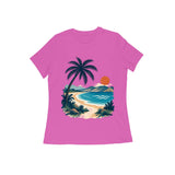 Coastal Pause — Women's Regular T-shirt - Pink