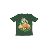 Dosa Dino — Toddler T-shirt - Olive Green