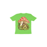 Tortoise Mushroom Umbrella — Toddler T-shirt - Liril Green