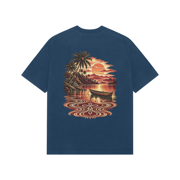 Dawn Contours — Premium Oversized T-shirt