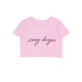 Easy Days — Women's Crop Top - Light Pink