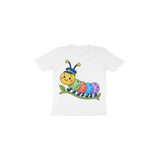Colour Caterpillar — Toddler T-shirt - White