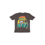 Rainbow Auto Ride — Toddler T-shirt - Charcoal Grey