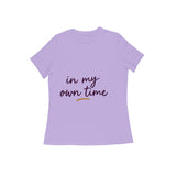 Own Time — Women's Regular T-shirt - Iris Lavender