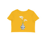 Ceramic Soul — Women's Crop Top - Golden Yellow