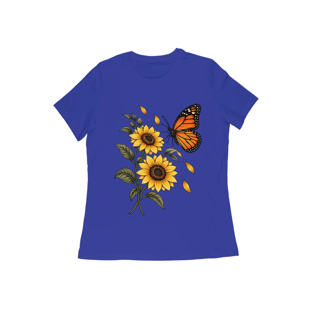 Sunlit Wings — Women's Regular T-shirt - Royal Blue