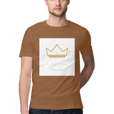 Royal King — Regular Unisex T-shirt in Chocolate — model